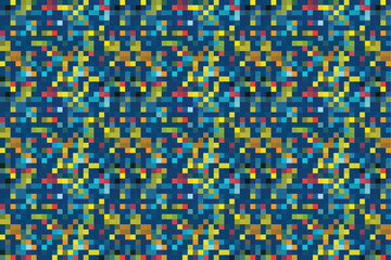 Fototapeta premium Pixelated Colorful Vibrant Geometric grid modern abstract pixel Noise Vector texture, Tile seamless pattern background