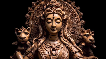 Lakshmi Goddess Statue | Generative AI