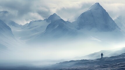 Cuillin Hills concealed in mist