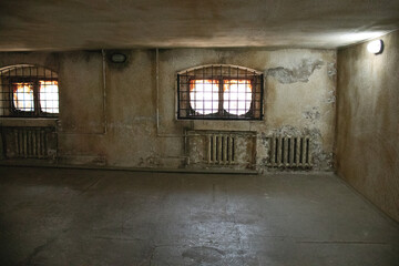 Fototapeta na wymiar prison cell, pre-trial detention center, prison window, imprisonment