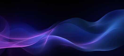 Abstract Blue and Purple Electrical Background AI Generated