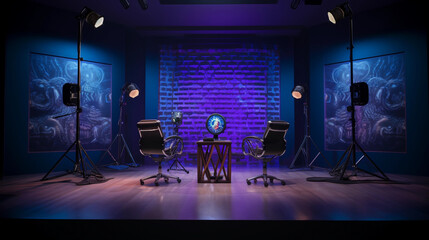 Tech-Infused Podcasting: LED Panels Adding a Modern Touch to the Studio