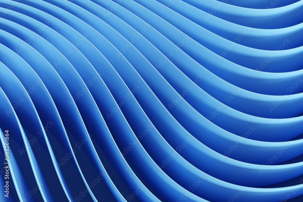 Poster blue background. wavy lines. elegant background for site. blue backdrop. simple background for adver