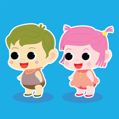 vector character animal cute cartoon