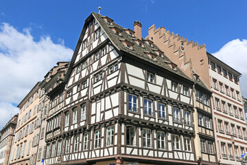 Fototapeta premium Street in Strasbourg, France