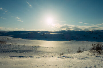 Fototapeta na wymiar Winter in the Mountains