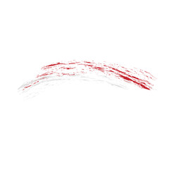 Indonesian Flag with Brush paint texture