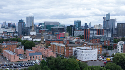 Obraz premium Skyline desde la ciudad de MANCHESTER (UK)