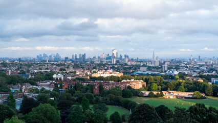 Skyline desde la ciudad de LONDRES