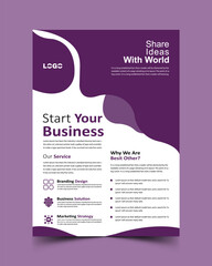 Digital Marketing agency flyer design