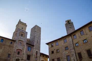 famous old town of san gimignano - italy