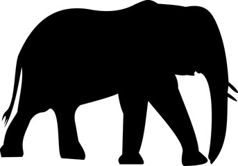 Elephant Silhouette Icon