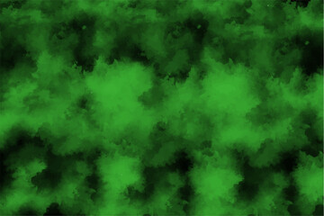 Fototapeta na wymiar Green splash of color isolated on transparent dark background. Abstract red powder explosion with particles. Colorful dust cloud explode, paint holi, mist splash effect. Realistic vector illustration.