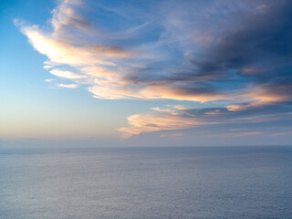 Fototapeta premium Clean sky in evening