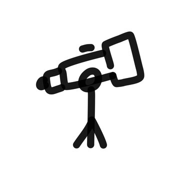 recommend clip art: telescope doodle