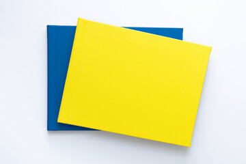 Photo albums with leather hardcover and frame for design and personalization