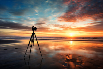 Sonnenuntergang am Strand