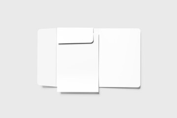 A4 Folder Blank Mockup