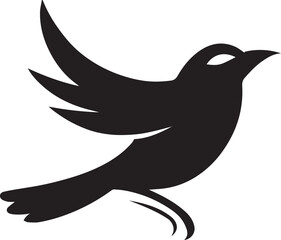 Bird Logo Vector silhouette, Bird icon vector illustration