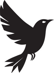 Bird Logo Vector silhouette, Bird icon vector illustration