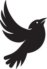 Bird Logo Vector silhouette, Bird icon vector illustration