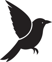 Bird Logo Vector silhouette, Bird icon vector illustration