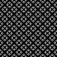 Black and white seamless pattern texture. Greyscale ornamental graphic design. Mosaic ornaments. Pattern template. Vector illustration. EPS10.