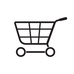Trolley vector icon