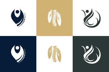 Chiropractic logo design element for your business