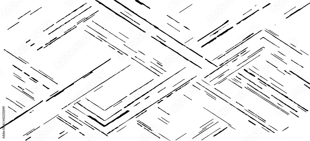 Poster slim lines texture. parallel and intersecting lines abstract pattern. abstract textured effect. blac