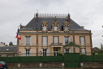 La sous-préfecture, vue de l'extérieur, ville de Dreux, département de l'Eure et Loir, France