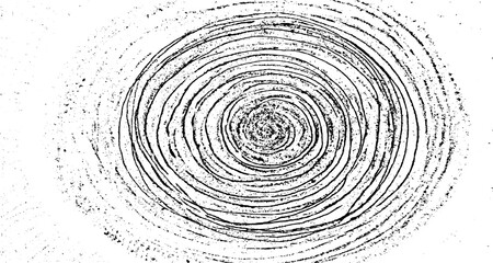 Circular starburst explosion texture. Distressed uneven grunge background. Abstract vector illustration. Overlay to create interesting effect and depth. Isolated on white background.