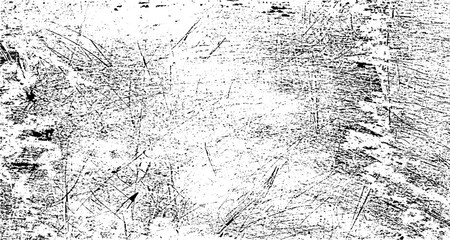 Scratched and Cracked Grunge Urban Background Texture Vector. Dust Overlay Distress Grainy Grungy Effect. Distressed Backdrop Vector Illustration. Isolated Black on White Background. EPS 10.