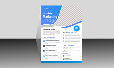 Modern & Creative template  business flyer  design