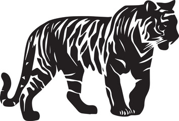 Tiger Vector silhouette