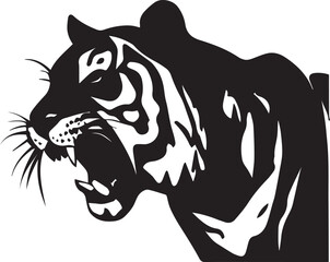 Tiger Vector silhouette