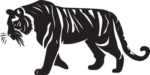 Tiger Vector silhouette