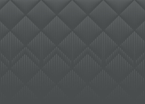 background of minimalist abstract line patterns, rhombus pattern on black background