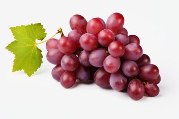 Grapes isolated on transparent or white background | Generative AI
