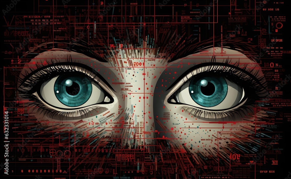 Poster the complexity of digital ethics background. artificial intelligence. generative ai.