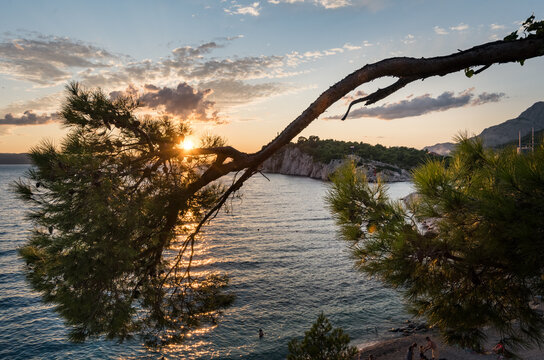 Sunset in Makarska