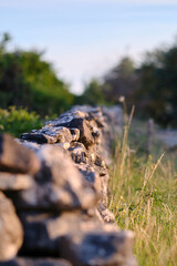 Stone Wall in the Swedish countryside