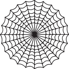 Obraz premium Spider web for Halloween. Halloween cobweb, frames and borders, scary elements for decoration. Hand drawn spider web or cobweb with hanging spider. Vector bundle .