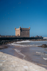 Sqala du Port d Essaouira: Historic fortress in Morocco, offering panoramic sea views and a glimpse into the city's maritime heritage. High quality photo - 632338867