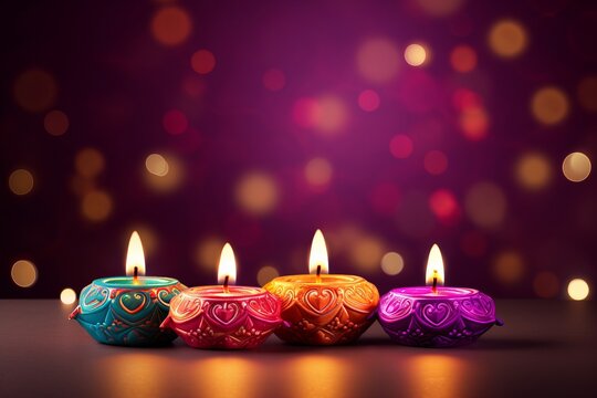 Diwali Festival Of Lights Background