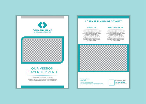 Corporate Flayer Template Simple And Minimalist