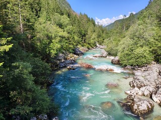 Soca River, Triglav National Park, Julian Alps, Slovenia