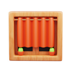 cute orange furniture