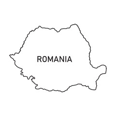Romania map icon