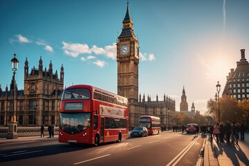 Obraz na płótnie Canvas Big Ben in London England travel destination picture